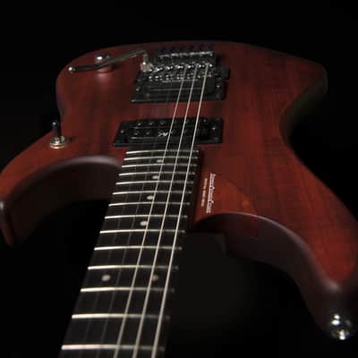 Washburn 6 String Solid-Body Electric Guitar, Padauk Vint. Matte (N24PSVINTAGEK-D) image 6