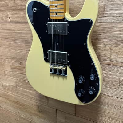 Fender Vintera '70s Telecaster Deluxe Guitar-2022 -MIM- Vintage Blonde- 8lbs 1oz w/Lindy Fralin pickups + gig bag image 6