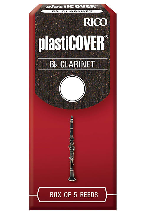 Rico Plasticover Bb Clarinet Reeds, Strength 1.5, 5-pack image 1