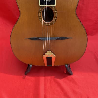 Gypsy Jazz Guitar - YL Cholet - Oval hole Selmer Maccaferri 2023 - Vintage image 3