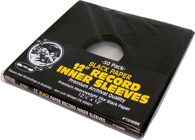 12 Resealable Record Outer Sleeves