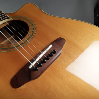 Charvel 535D Natural Acoustic-Electric Guitar + Hardshell Case﻿ image 8