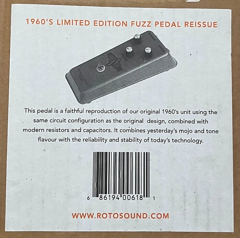 Rotosound Fuzz Reissue