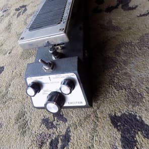 Exciter Fuzz Wah Siren Surf Hurricane effect pedal JAPAN early 70s Silver/Black image 1