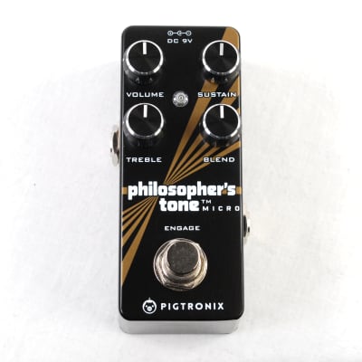 Used Pigtronix Philosopher's Tone Micro Compressor Guitar Effects Pedal