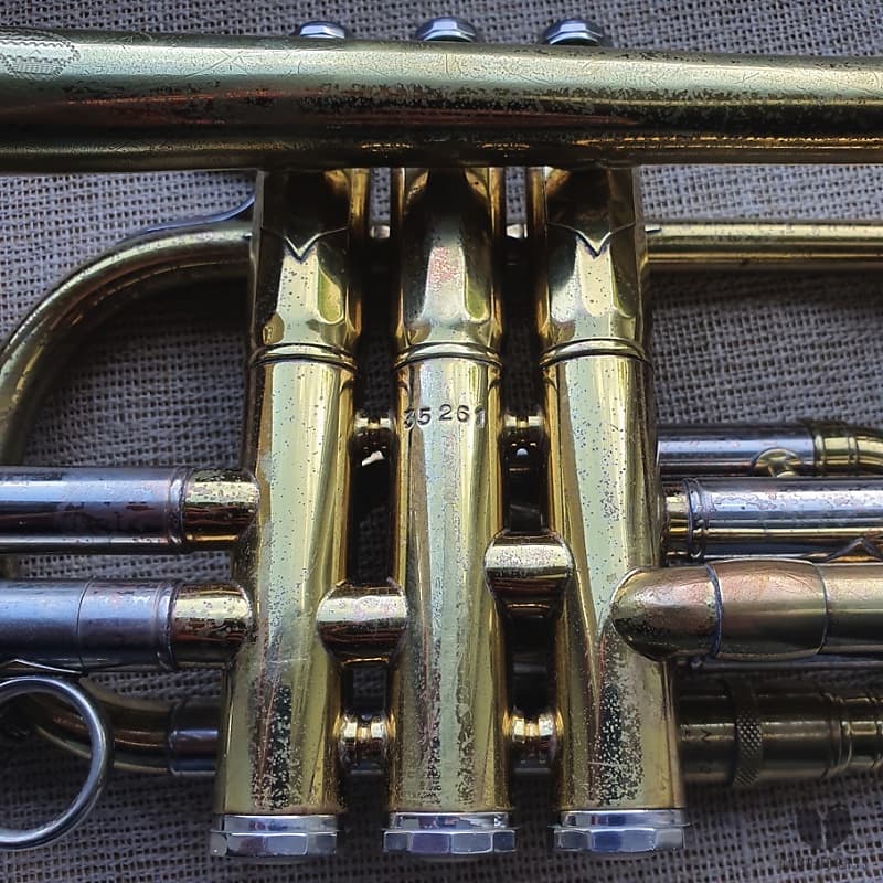 E.K. Blessing SUPER Artist Large Bore cornet, case, | Reverb