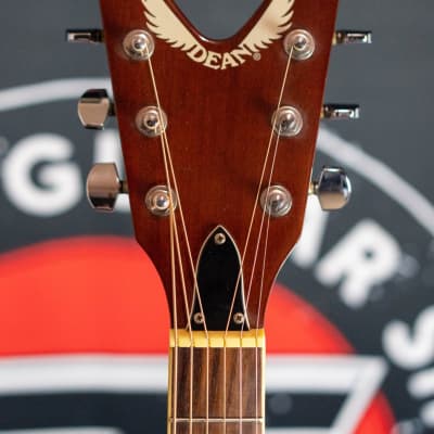 Dean VCO-NT V-coustic Flying V Acoustic Natural w/OGB | Reverb