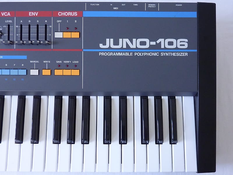 Roland Juno 106 - Serviced image 1