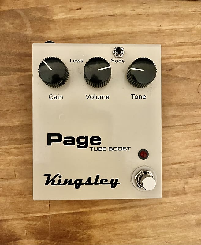Kingsley Page Tube Boost V1 2010s White Reverb