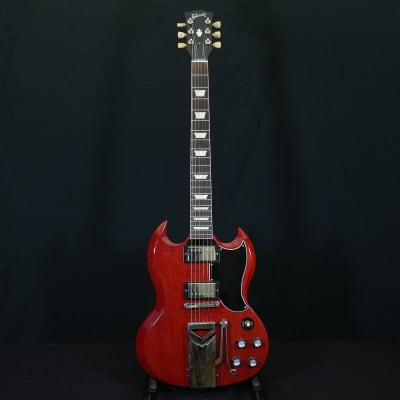 Gibson SG '61 Reissue Sideways Vibrola 2019 Cherry image 2