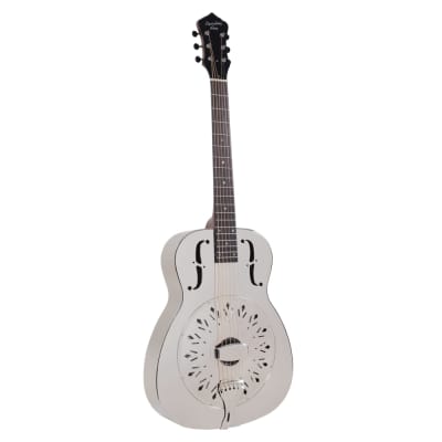 Recording King Metal Body Resonator Style-0 Chickenfoot Coverplate image 5