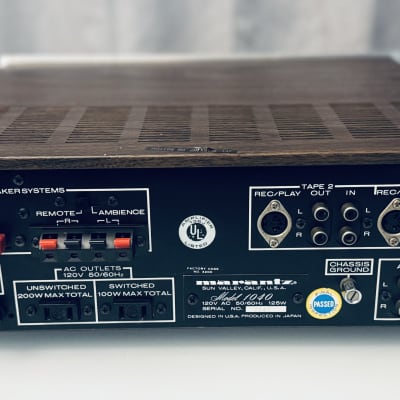 Vintage Marantz 1040 Stereo Console Amplifier  - Serviced + Cleaned image 8