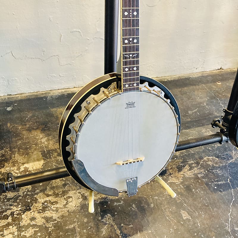 Epiphone banjo with eagle on back outlet