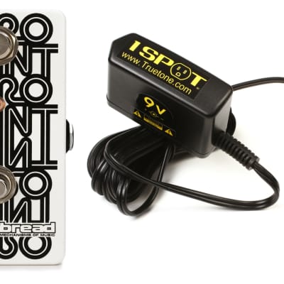 Catalinbread Zero Point Studio Tape Flanger Pedal  Bundle with Truetone 1 SPOT Slim 9V DC Adapter image 1