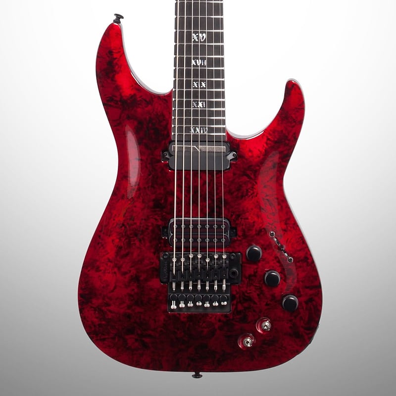 Schecter C-7 FR-S Apocalypse 7-String Electric Guitar, Red Reign image 1
