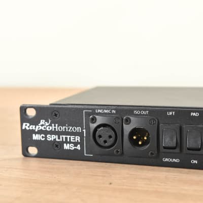 Rapco Horizon MS-4 4-Channel Rackmount Mic Splitter CG001HB image 4