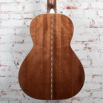 Fender PS-220E Parlor Acoustic Guitar, Ovangkol Fingerboard, Natural x9503 image 7