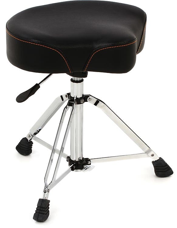 Roland RDT-SHV Drum Throne with Vinyl Saddle Seat 2020 - Black / Chrome image 1