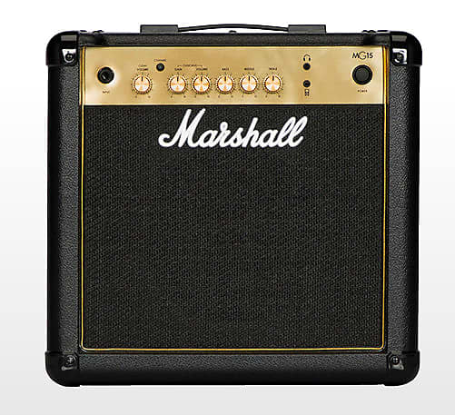 Marshall Amps MG15 15 Watt 1x8 Amp Combo with 2 channels & MP3 Input image 1