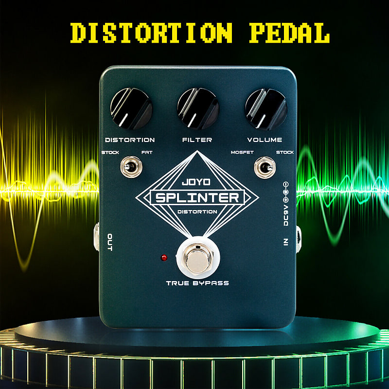 Mode　SPLINTER　JOYO　JF-21　with　style　Reverb　Classic　Distortion　Clipping　Circuits　Rat　Dist
