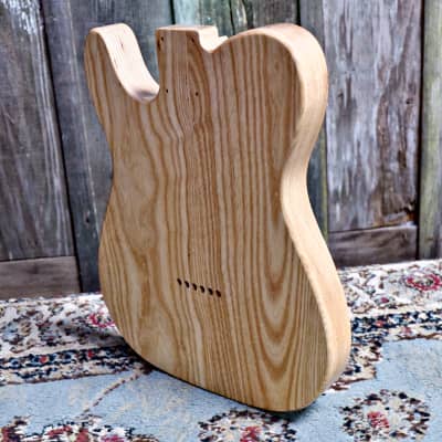 LaFrance Luthiers Telecaster-Style Body w/ Rat-Rod Painting Natural image 9