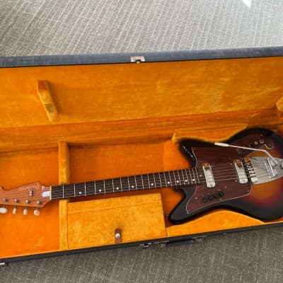 Goya Panther S2 Solid Body Electric Made by Galanti in Italy OHSC 1967 - Sunburst image 18