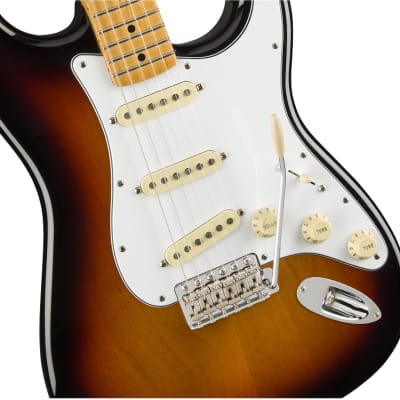 Fender Jimi Hendrix Stratocaster Electric Guitar Maple FB, 3-Color Sunburst image 9