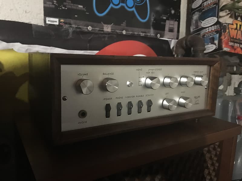 Luxman SQ77T/II 1968 Wood with silver face  			