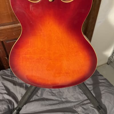 Aria TA-62 Semi Hollow 335 Killer Unknown - Sunburst image 7