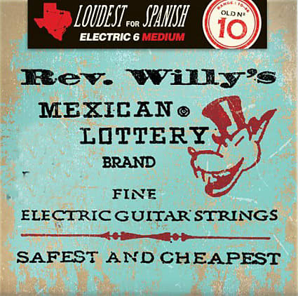 Dunlop - RWN1046 - Reverend Willy Medium Light Electric Guitar 6 String Set, .010-.046 image 1