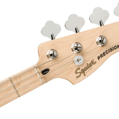 Squier Affinity Series Precision Bass PJ, Maple Fingerboard, Black Pickguard, Olympic White image 7