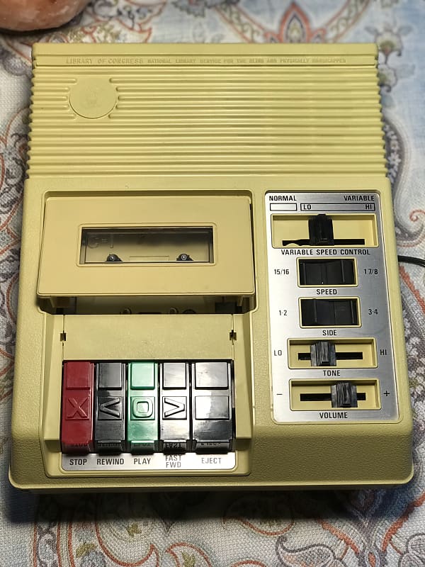Library of Congress C1 Variable Speed Cassette Tape Player | Reverb