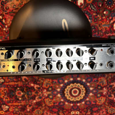 GRBass DUAL 1400 Watt bass guitar amplifier head, black image 7