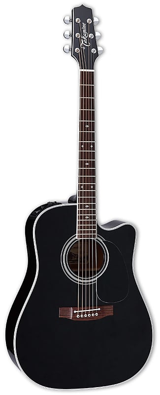 Takamine EF341SC Gloss Black w/Case image 1