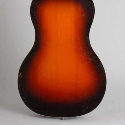 National  Model 1122 Cosmopolitan Solid Body Electric Guitar (1953), ser. #X-24048, original brown hard shell case. image 4