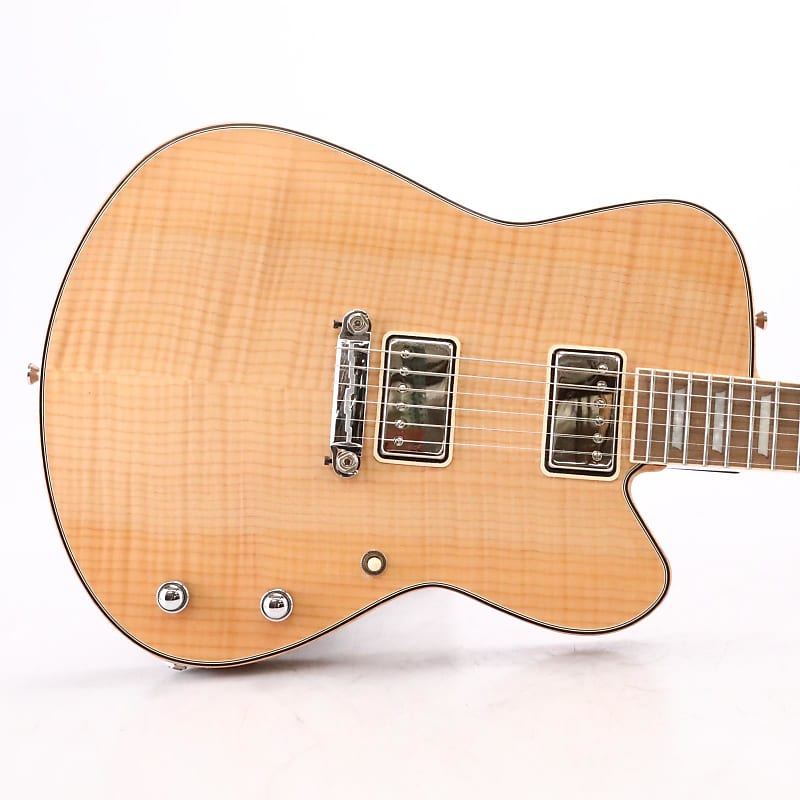 2019 Buzz Feiten Supernova Blonde Flame Maple Electric Guitar Reverb
