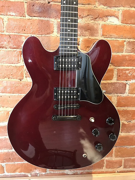 Gibson ES 335 Studio with Hardshell Case 1991 NO F HOLES