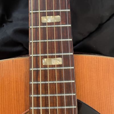 1970’s Made in Japan Prairie Hummingbird style acoustic guitar  - Natural wood image 9