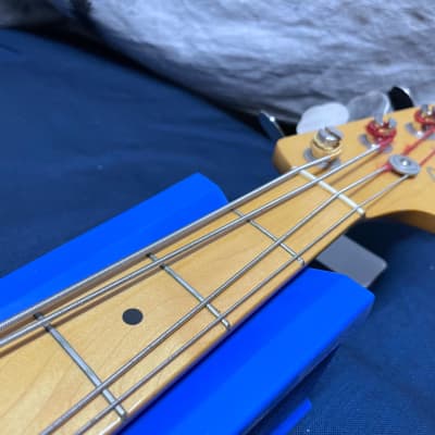 Fender Precision Bass 4-string P-Bass with Case 1990 - 1991 - Candy Apple Red / Maple Fingerboard image 11