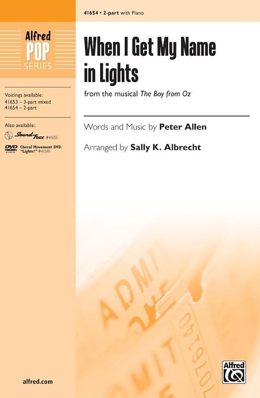 When I Get My Name in Lights From the Musical The Boy from Reverb