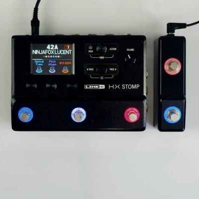 SIDE KICK HX STOMP フットスイッチ The Ninjafox Engineering Sidekick HX LED dual switch is an