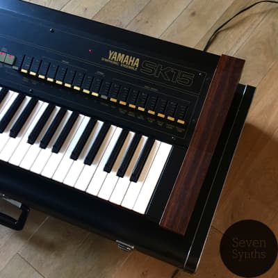 Yamaha Sk-15 vintage analog string machine, poly synth & organ / Serviced / with original hard case image 2