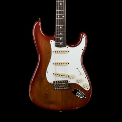 Fender Custom Shop Empire 67 Stratocaster Relic - Wide Fade Aged Cherry Sunburst #47391 image 3
