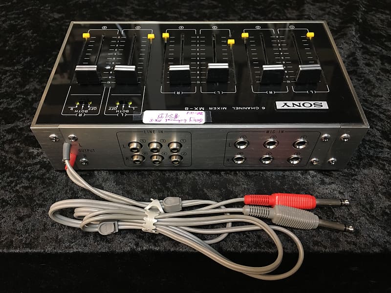 【昭和レトロ品】SONY 6キャンネルMIXER ＭＸ－8　　（965） 昭和レトロ品】SONY 6キャンネルMIXER MX－8 （965）