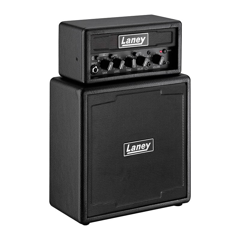 Laney MINISTACK-B-IRON Ironheart 6-Watt 4x3" Stereo Bluetooth Mini Guitar Amp Stack image 1