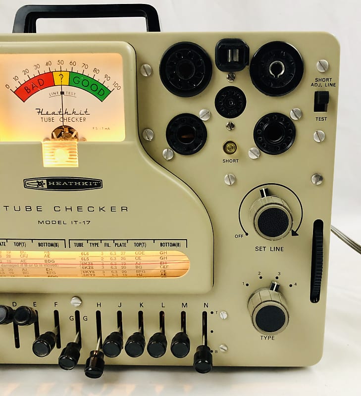 暮らしに便利なアイテム Heathkit IT-17 Reverb | Tester Tube アンプ