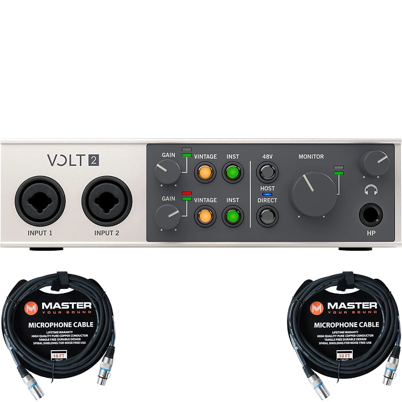 Universal Audio VOLT1 top 2-Channel USB Audio Interface