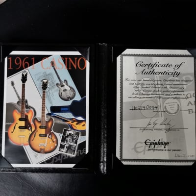 Epiphone '61 50th Anniversary Casino 2011 - Vintage Sunburst image 9