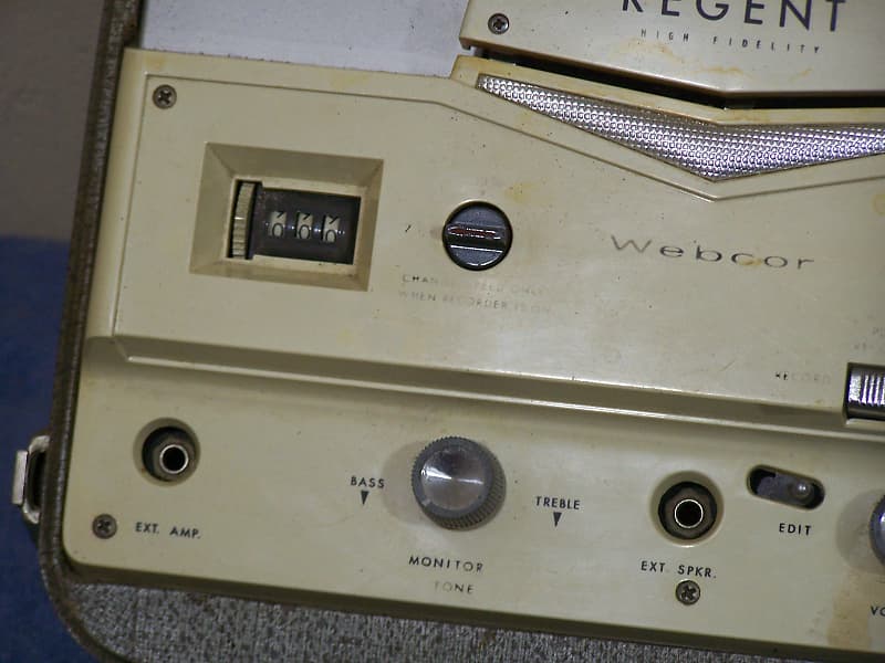 Webcor Regent Reel To Reel Recorder