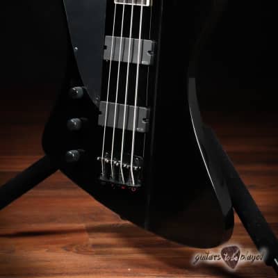 ESP LTD Deluxe Phoenix-1004 LH Left-Handed Bass - Black image 3